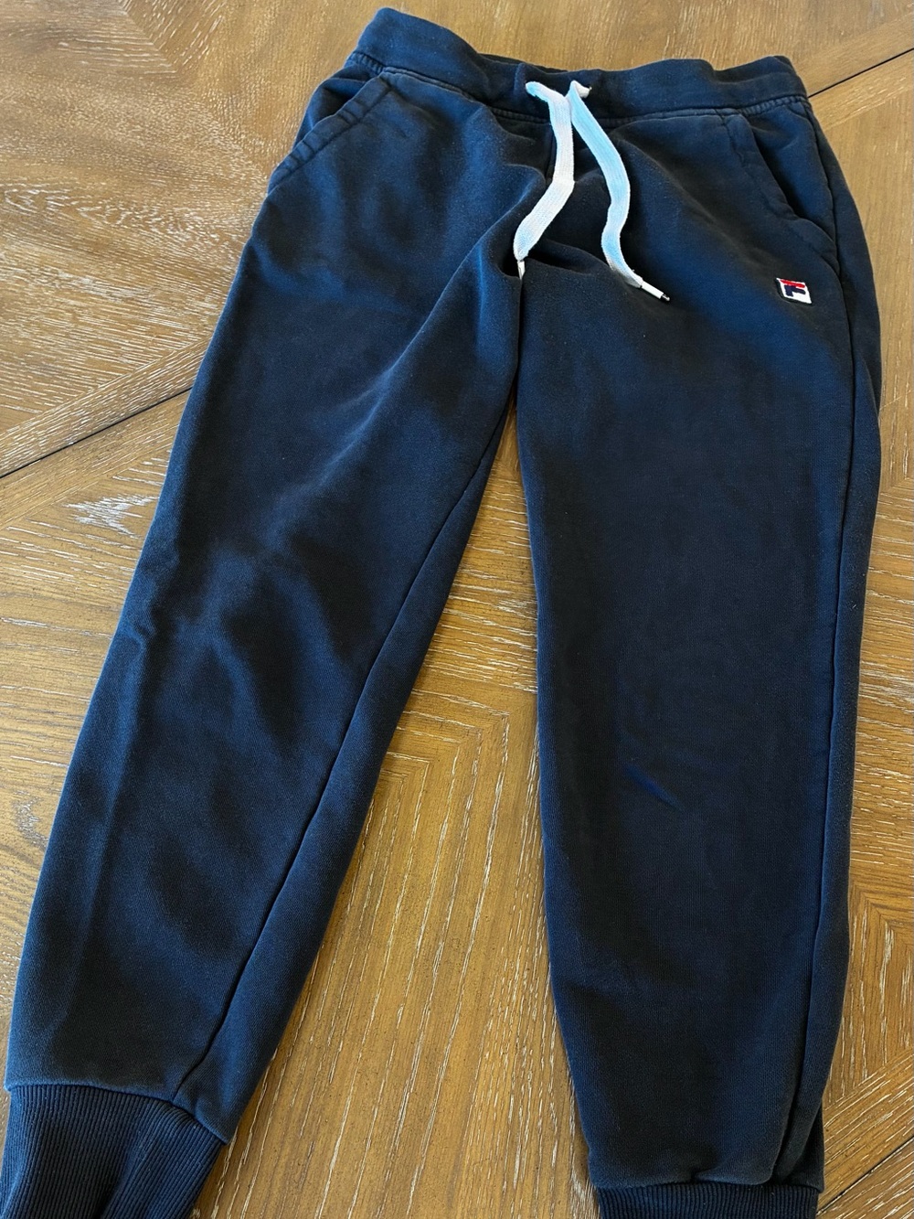 Fila Men's black Sweatpants with White Drawstring size XS
